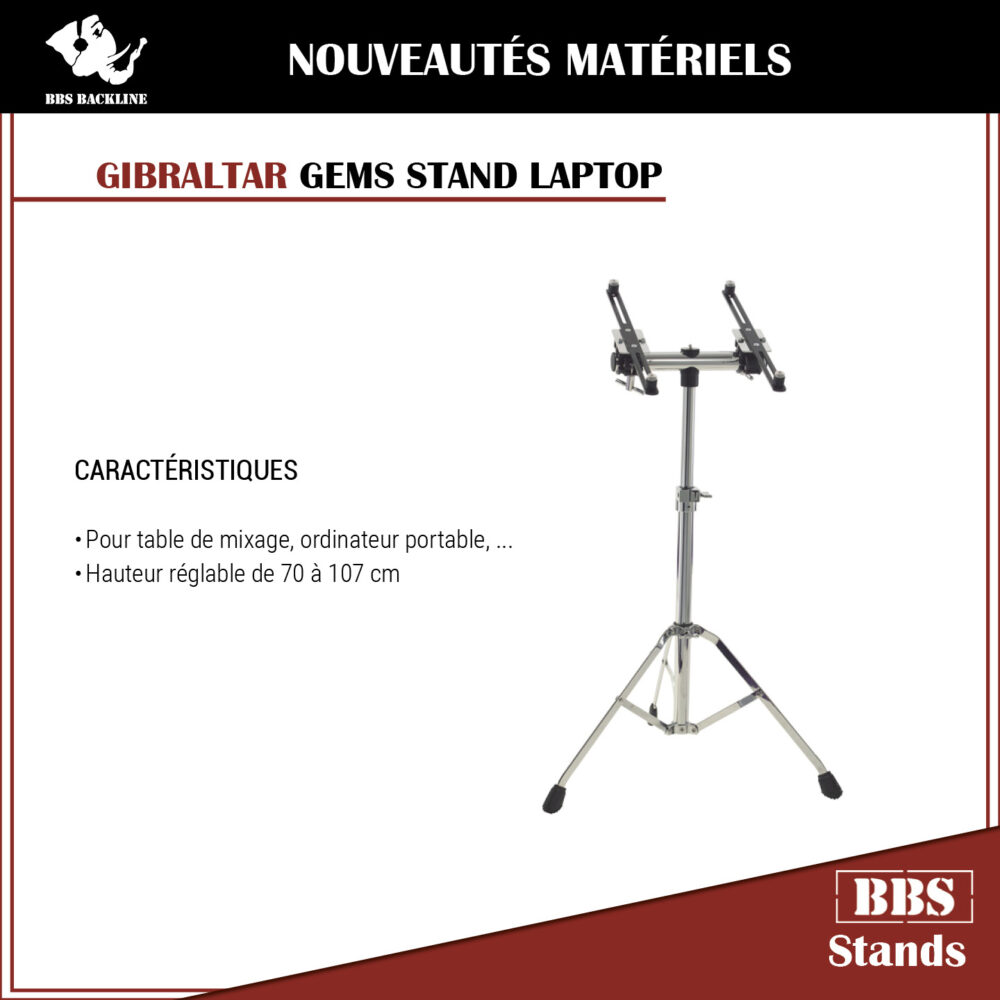 Fiche Gibraltar GEMS Stand Laptop